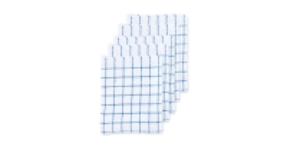 Blue Terry Tea Towels 5 Pack
