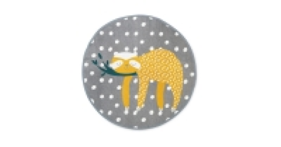 Kids Sloth Rounded Rug