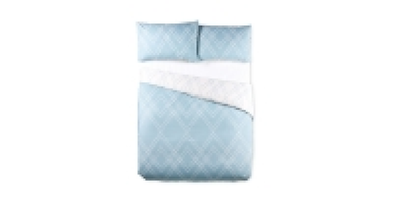 Aldi  Diamond Double Printed Duvet Set