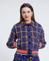 Dunnes Stores  Savida Tweed Bomber Jacket