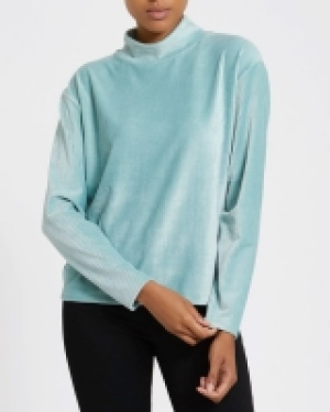 Rib Cord High-Neck Top