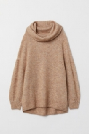 HM   Oversized cowl-neck jumper