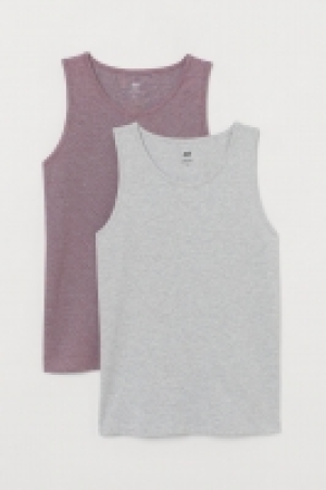 HM   2-pack vest tops Regular Fit