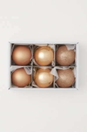  6-pack Christmas tree baubles 4.99 €