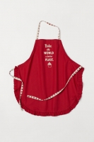 HM   Frill-trimmed apron