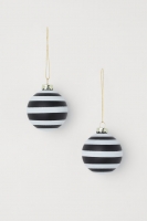 HM   2-pack Christmas tree baubles