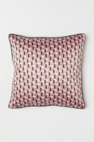 HM   Patterned satin cushion cover