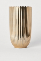 HM   Tall metal vase
