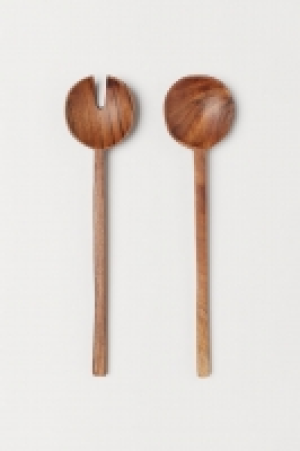 HM   Wooden salad servers