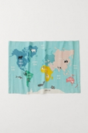 HM   World map cotton rug