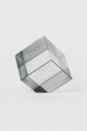 HM   Glass paperweight