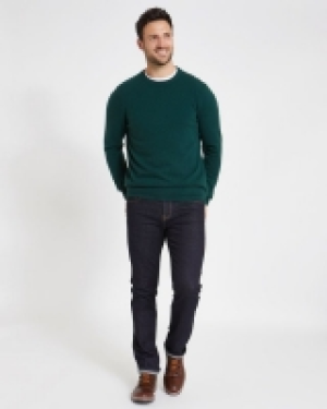 Paul Costelloe Living Green Cashmere Crew Neck Jumper
