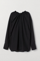 HM   Airy cotton-blend blouse