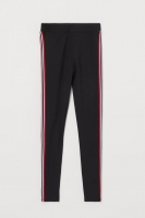 HM   Leggings with side stripes