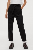 HM   Twill paper bag trousers