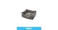 Aldi  Small Plush Pet Bed Contrast Trim