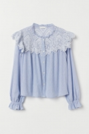  Blouse with broderie anglaise 24.99 €