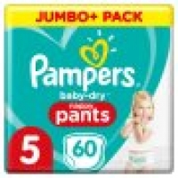Tesco  Pampers Baby Dry Pants Size 5 60 Napp