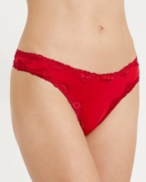Microfibre Lace Thongs - Pack Of 3 3.00 €