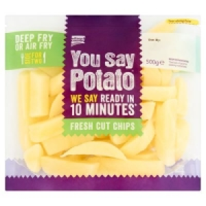YOU SAY POTATO FRESH CUT CHIPS 500G