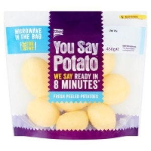 Centra  YOU SAY POT FRSH WHL PEELED POTATOES 450G