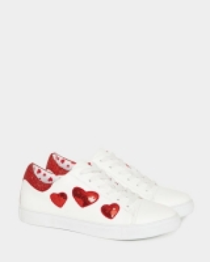 Dunnes Stores  Savida Sequin Heart Trainers