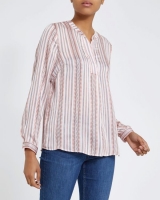 Dunnes Stores  Patterned Stripe Blouse