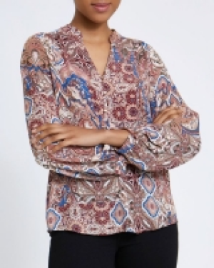 Paisley Print Blouse