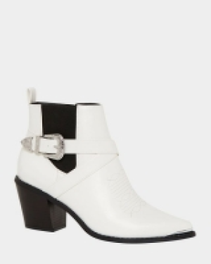 Cross Buckle Boots