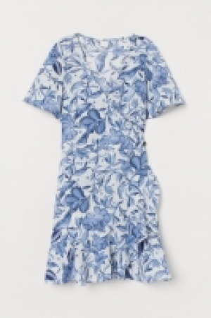 HM   Patterned crêpe dress