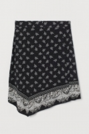 HM   Wrapover viscose skirt