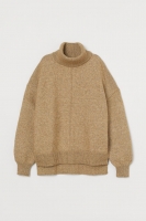 HM   Knitted polo-neck jumper