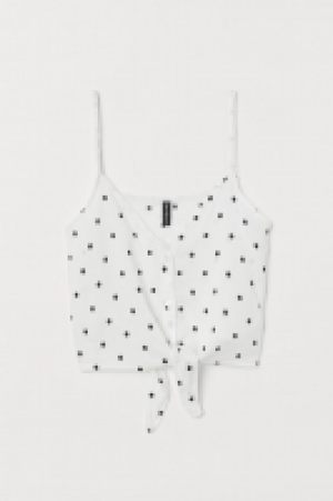 HM   Tie-hem strappy top