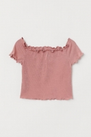 HM   Cropped off-the-shoulder top
