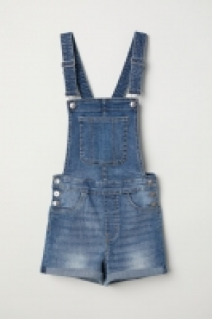 HM   Denim dungaree shorts