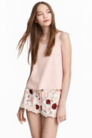 HM   Shorts with lace details