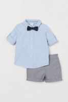 HM   Shirt with bow tie and shorts