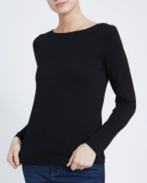 Long-Sleeved Boat-Neck Top 5.00 €
