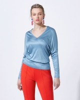 Dunnes Stores  Lennon Courtney at Dunnes Stores Blue Batwing Jersey