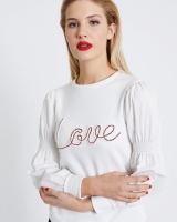 Dunnes Stores  Savida Love Slogan Sweatshirt