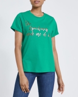 Dunnes Stores  Green Leprechaun T-Shirt