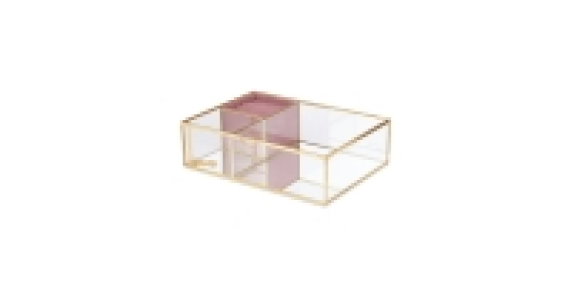 Aldi  Mirrored Glass Jewellery Box
