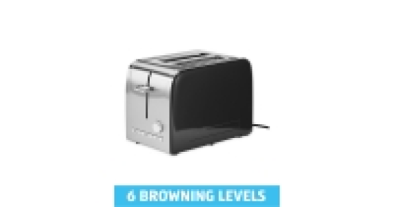 Aldi  Ambiano Black Premium Toaster