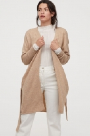 HM   Tie-belt cardigan