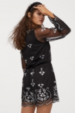 HM   Playsuit with sequins