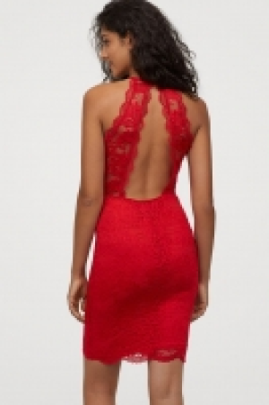 HM   Lace halterneck dress