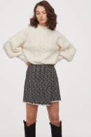HM   Textured-weave skirt