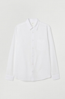 HM   Linen-blend shirt Regular Fit