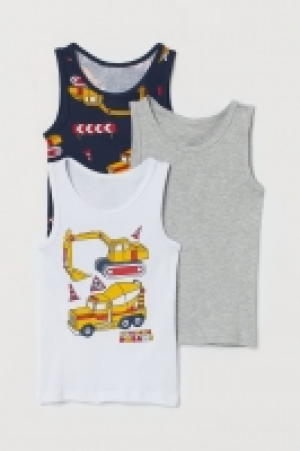  3-pack cotton vest tops 6.00 €