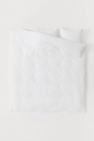 HM   Seersucker duvet cover set